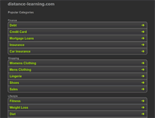 Tablet Screenshot of distance-learning.com